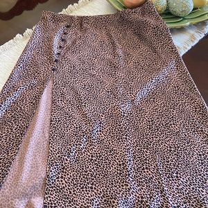 Victoria secret skirt with tags on zebra design